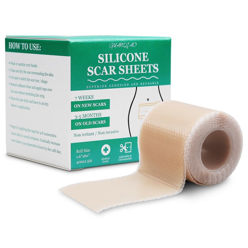 Reusable silicone scar sheets