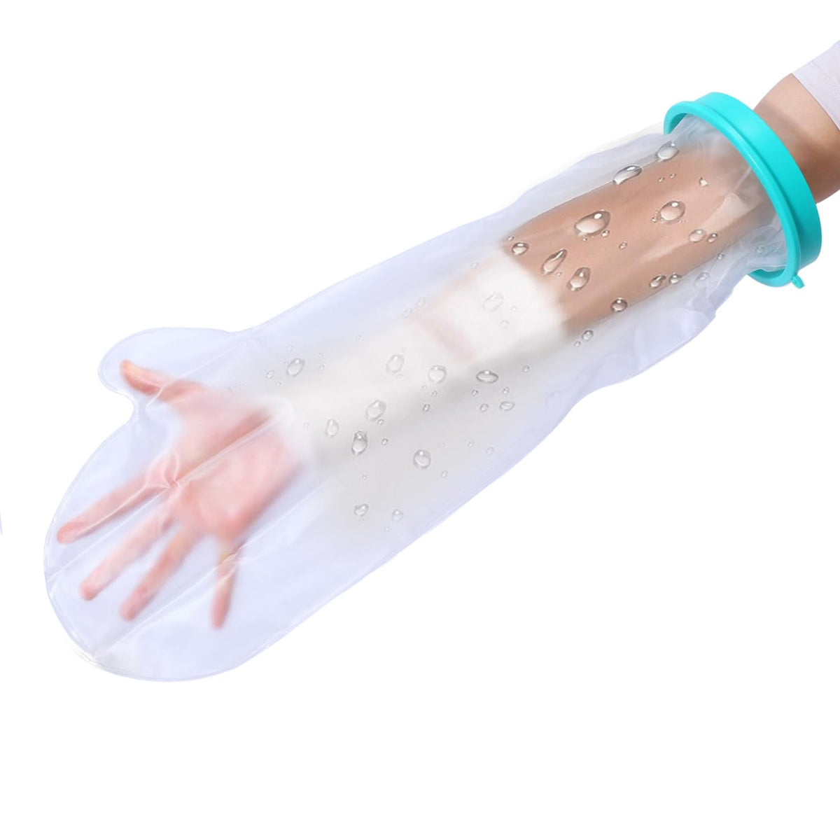 Waterproof cast and bandage shower cover