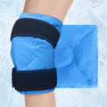 Reusable gel cold-therapy knee wrap